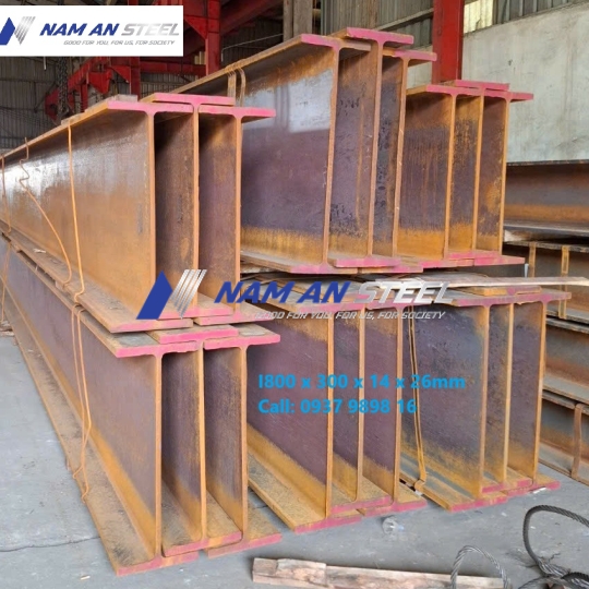 Thép hình I800 x 300 x 14 x 26 mm | Thông số, trọng lượng, báo giá mới nhất