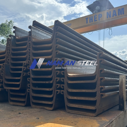 Cừ Larsen IV Chính Hãng | Thép Cọc Cừ Larsen IV SS400 Giá Tốt | Thép Nam An