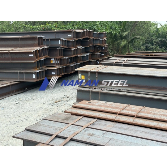 Thép Hình H350 x 350 x 12 x 19mm Tiêu chuẩn SS400/A36
