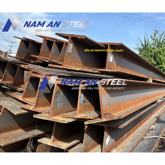 Thép Hình H350 x 350 x 12 x 19mm Tiêu chuẩn SS400/A36