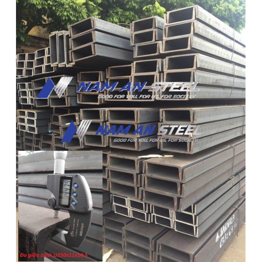 THÉP HÌNH U50X22X2.5X3X6000MM (13.5KG/CÂY)