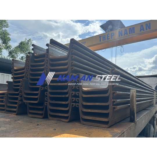 Cừ Larsen IV Chính Hãng | Thép Cọc Cừ Larsen IV SS400 Giá Tốt | Thép Nam An